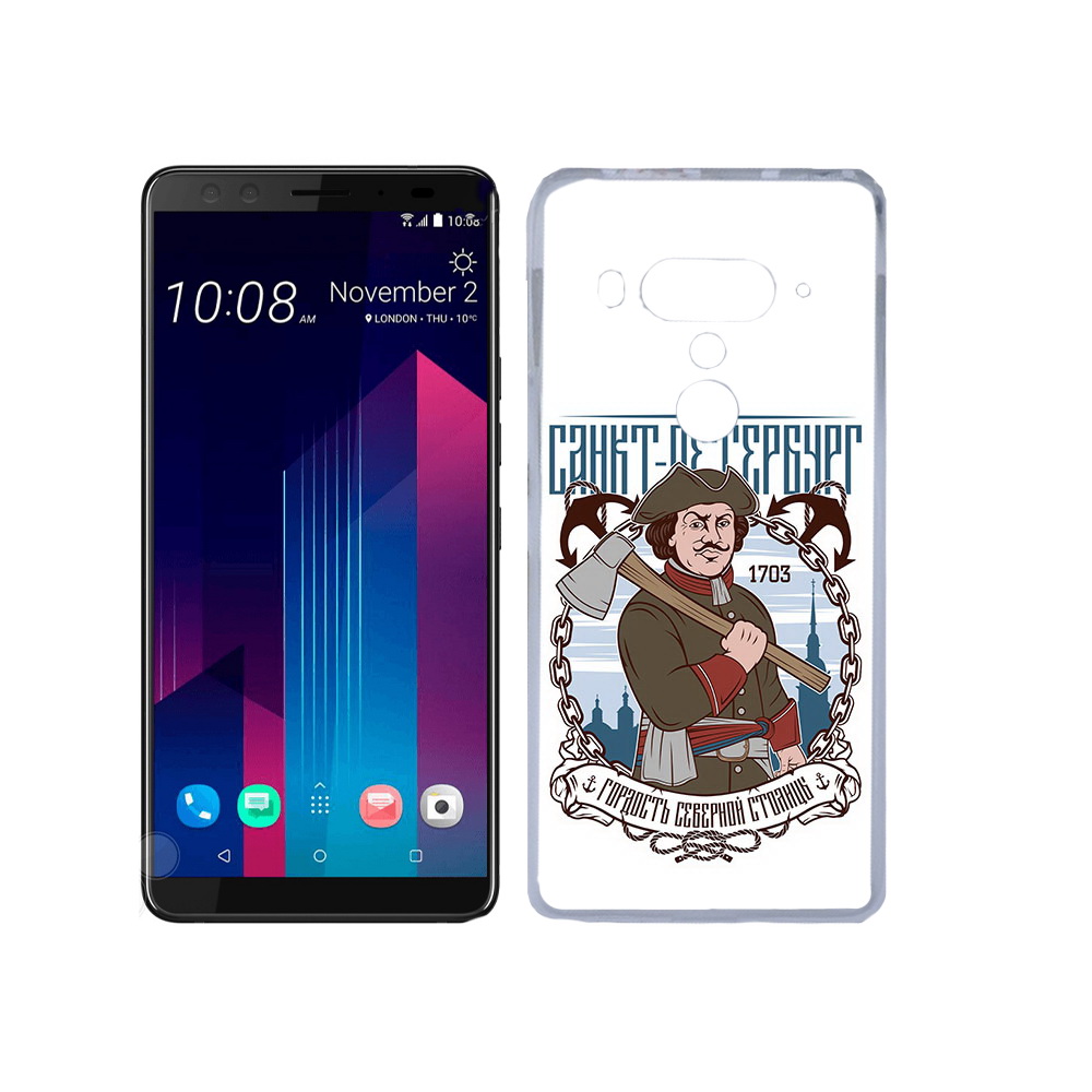

Чехол MyPads Tocco для HTC U12+ Петр первый, Прозрачный, Tocco