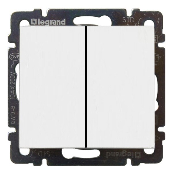 Переключатель Legrand Valena 774405 двухклавишный переключатель legrand