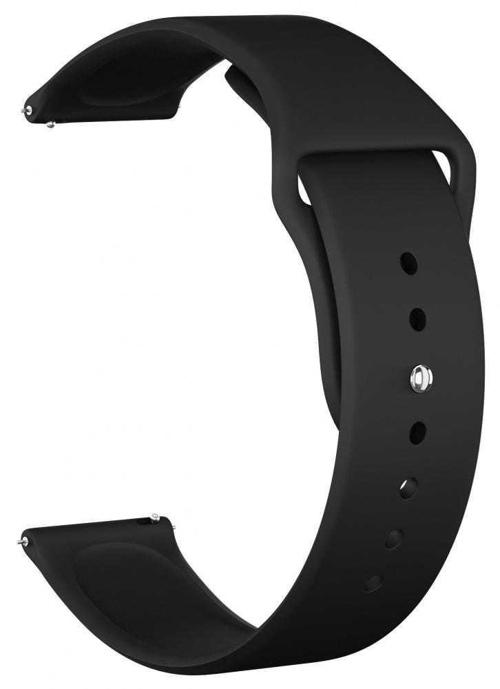 

Ремешок силиконовый GSMIN Sport Band 20 для Ticwatch 2 / E (Черный), Ремешок силиконовый GSMIN Sport Band 20 для Ticwatch 2 / E