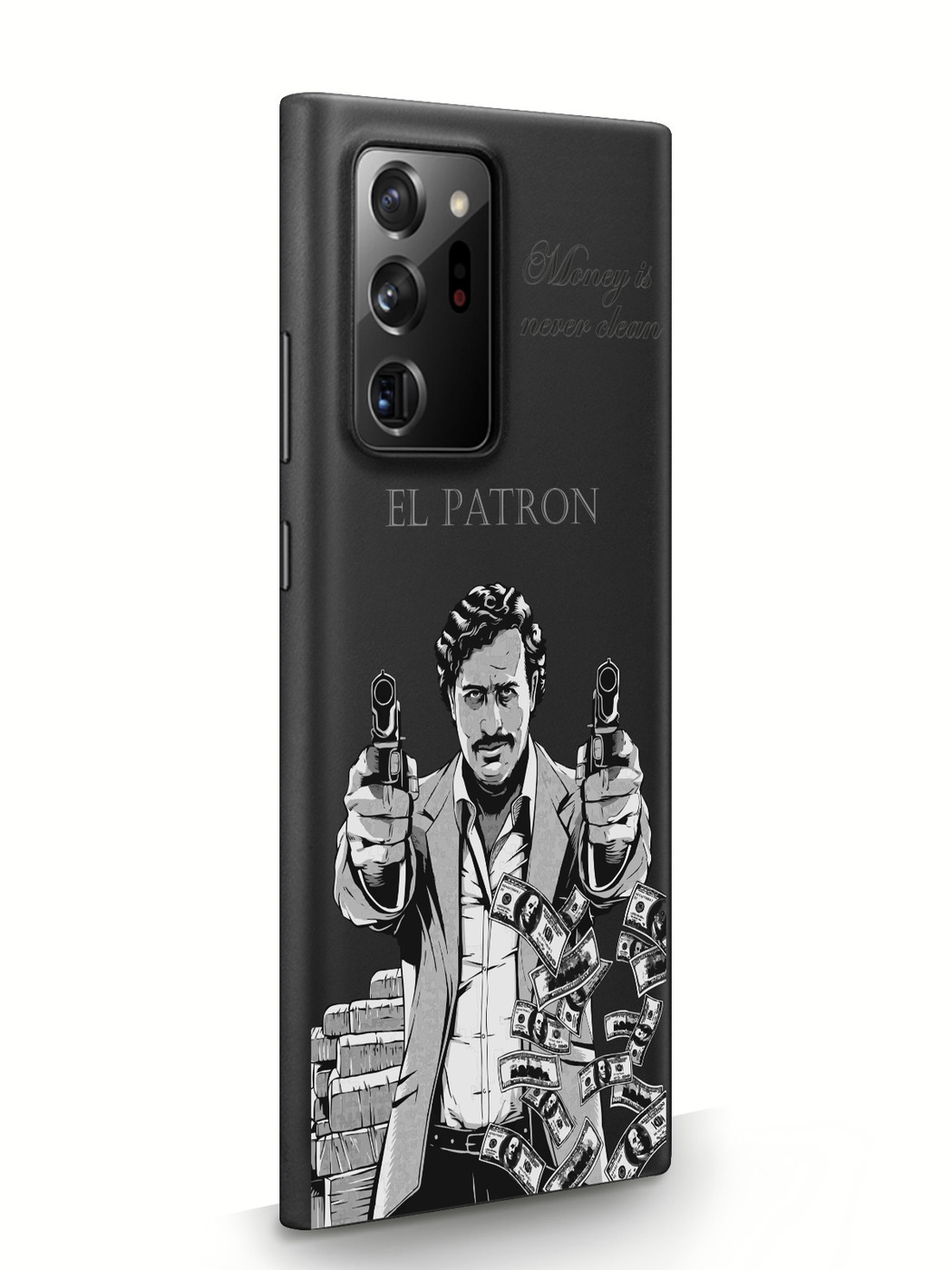 

Чехол MustHaveCase для Samsung Galaxy Note 20 Ultra El Patron Pablo Escobar черный, Samsung Galaxy Note 20 Ultra El Patron Pablo Escobar Пабло Эскобар