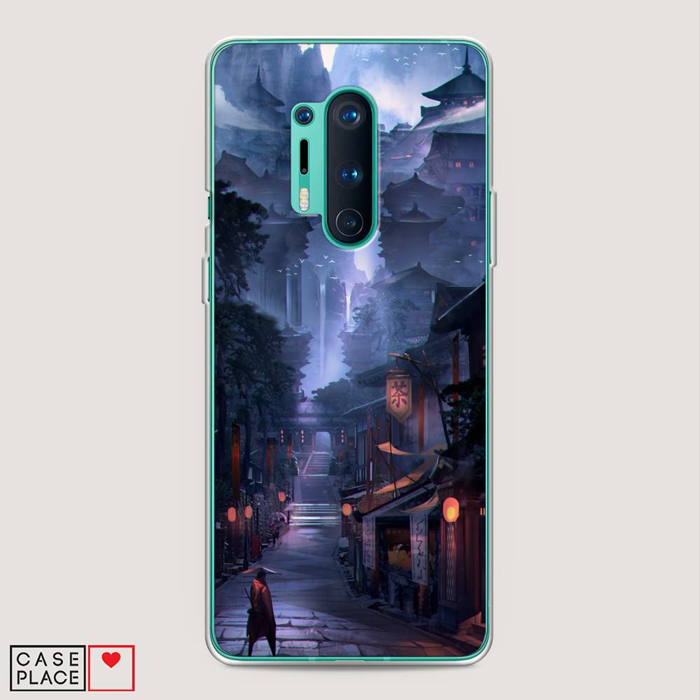 

Чехол Awog на OnePlus 8 Pro / ВанПлас 8 Pro "Одинокий самурай", Синий;черный;коричневый, 151050-10
