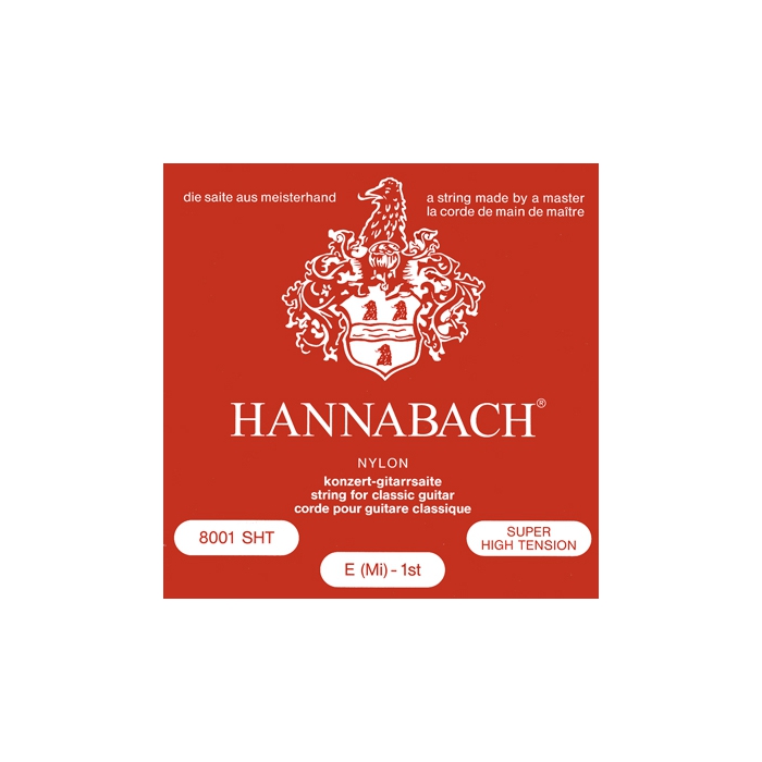 

Комплект струн для классической гитары Hannabach, нейлон/посеребренные Red Silver Plated