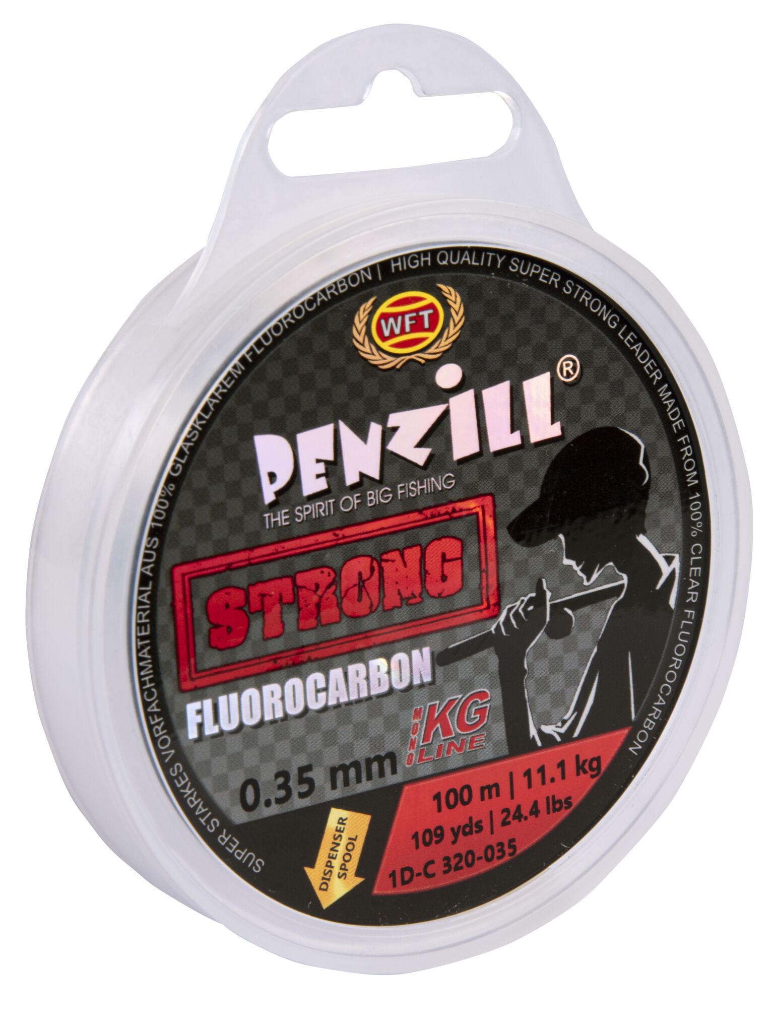 

Леска монофильная WFT Penzill FLUOROCARBON Strong 100/035, Прозрачный, Penzill Fluorocarbon Strong