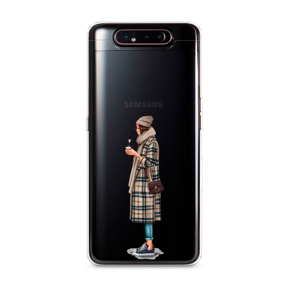 

Чехол на Samsung Galaxy A80 "Утренний кофе", Коричневый;бежевый, 28350-6