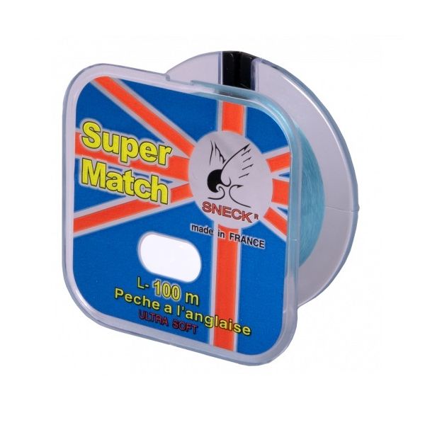 

Леска монофильная Sneck Super Match, 0,20mm, 100m, 1 штука, Голубой, Super Match