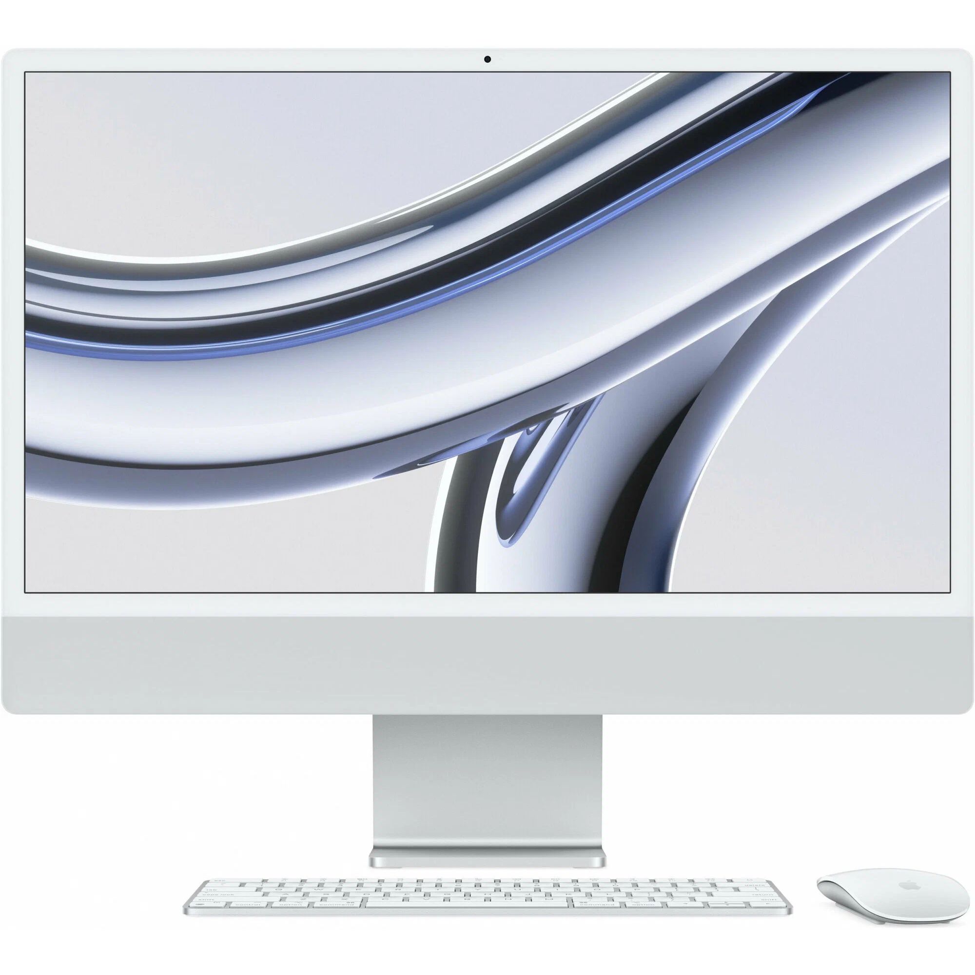 

Моноблок Apple iMac A2874 24" 4.5K M3 8 core, 16Gb, SSD512Gb, серебристы, A2874