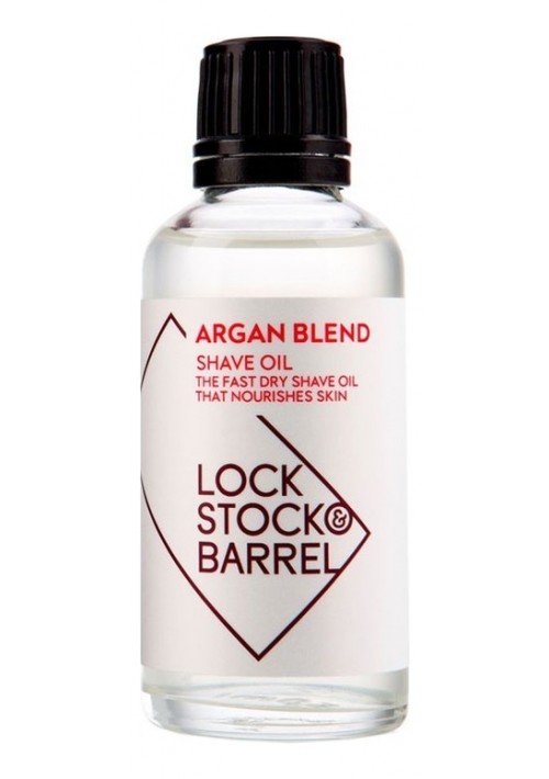 Масло Lock Stock & Barrel Argan Blend Shave Oil для бритья и ухода за бородой 100 мл