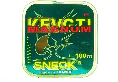 фото Леска монофильная sneck magnum lightgreen, 0,51mm, 100m, 1 штука