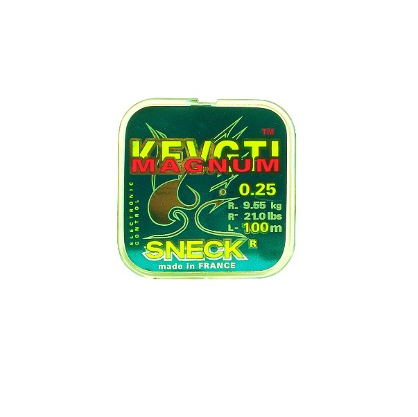 

Леска монофильная Sneck Magnum LightGreen, 0,275/28mm, 100m, 1 штука, Зеленый, Magnum