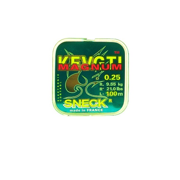 

Леска монофильная Sneck Magnum LightGreen, 0,18mm, 100m, 1 штука, Зеленый, Magnum