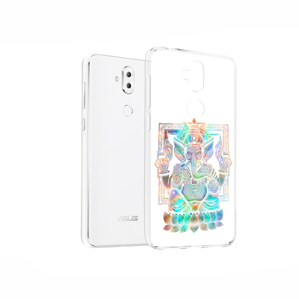 

Чехол MyPads Tocco для Asus ZenFone 5 Lite (ZC600KL) умный слон, Прозрачный, Tocco