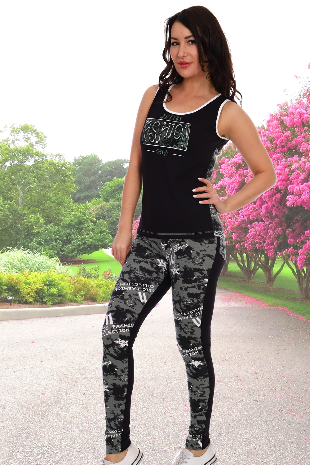 

Комплект женский Миллена Шарм 1429 черный 44 RU, 1429