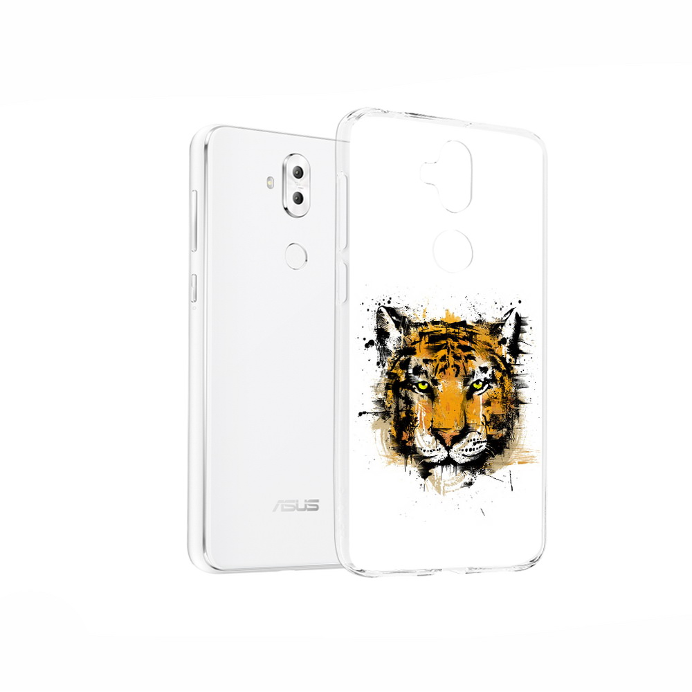 

Чехол MyPads Tocco для Asus ZenFone 5 Lite (ZC600KL) тигруля, Прозрачный, Tocco