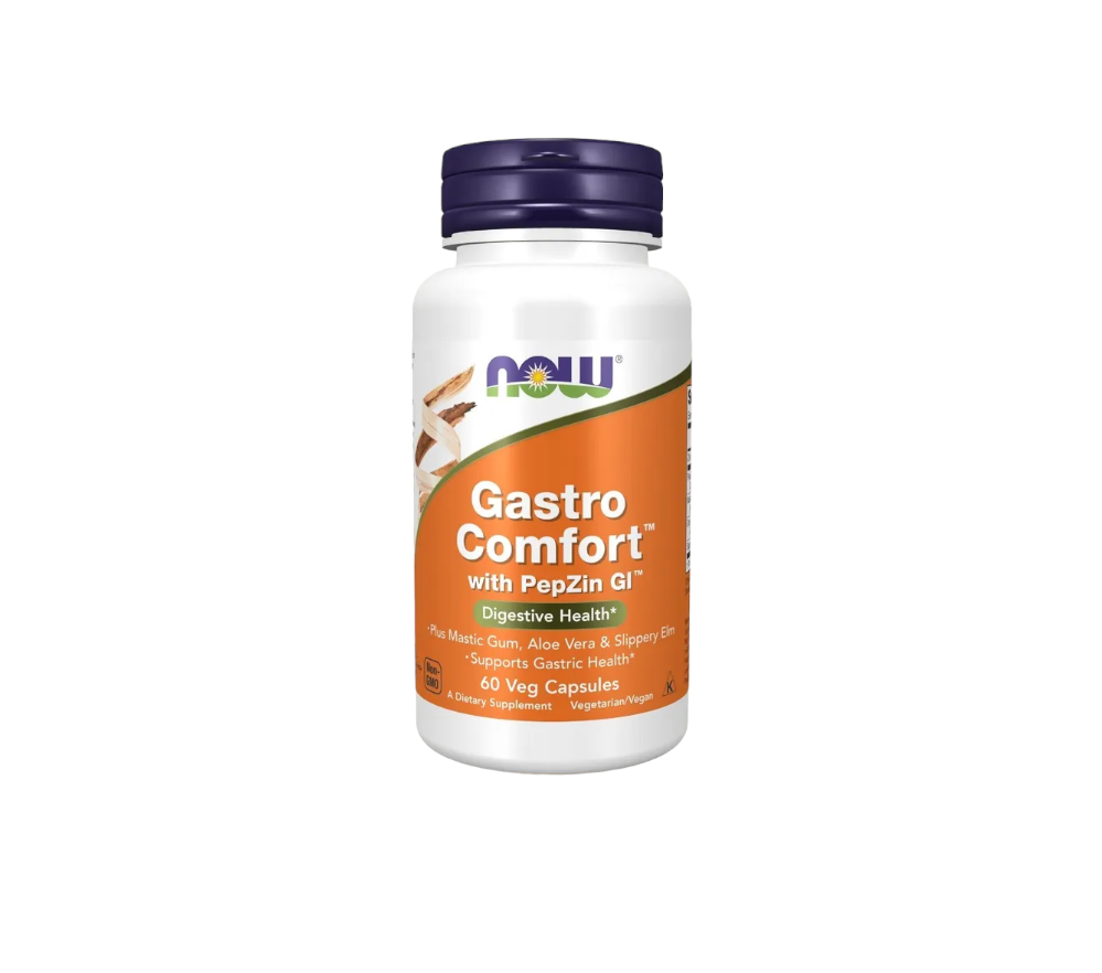 

ГастроКомфорт (GASTRO COMFORT WITH PEPZIN GL) NOW, капсулы 60 шт.