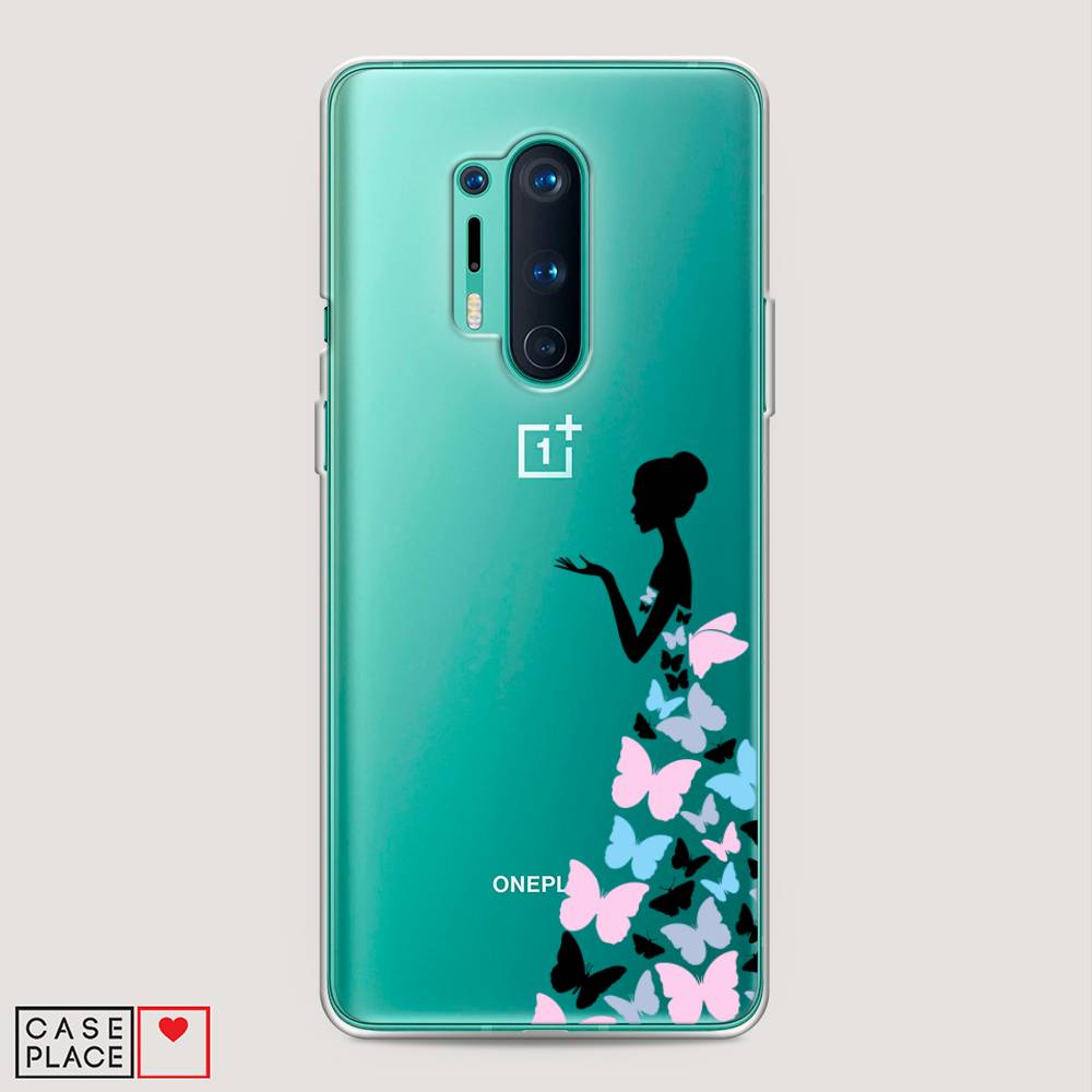 фото Чехол awog "платье из бабочек" для oneplus 8 pro