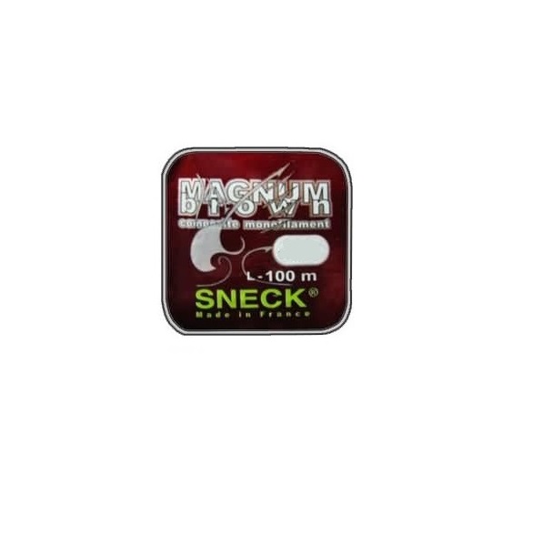 

Леска монофильная Sneck Magnum Brown d-0,30, 100m, 1 штука, Коричневый, Magnum