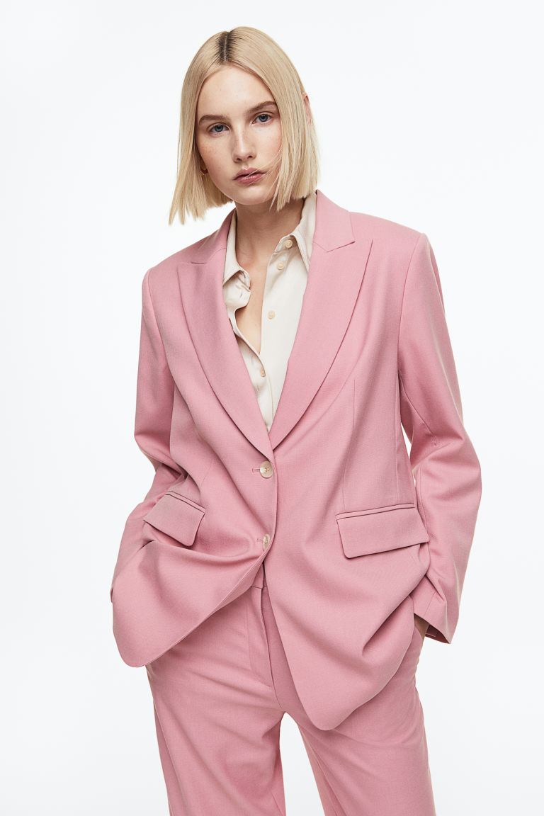 

Пиджак женский H&M 1138560003 розовый M (доставка из-за рубежа), 1138560003
