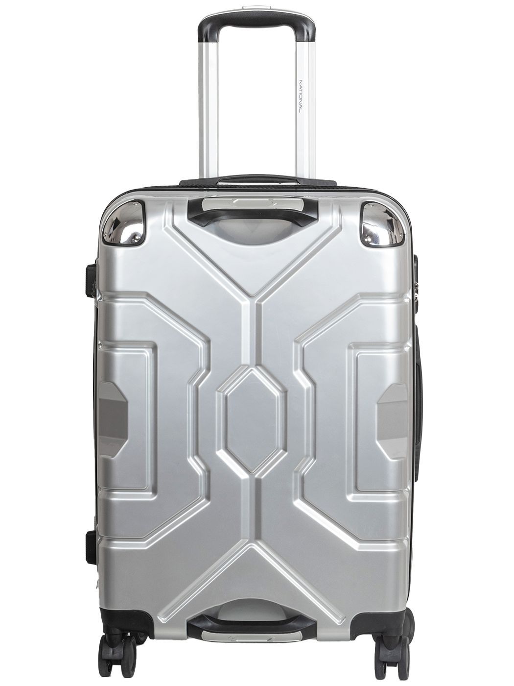 

Чемодан унисекс NATIONAL NLT106 silver, 66x38x24.5 см, Серебристый, NLT106