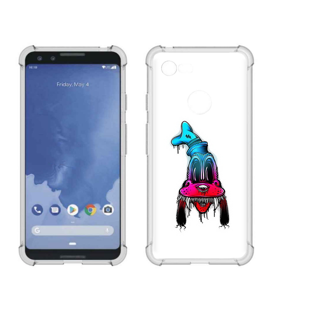 

Чехол MyPads Tocco для Google Pixel 3 Гуффи, Прозрачный, Tocco