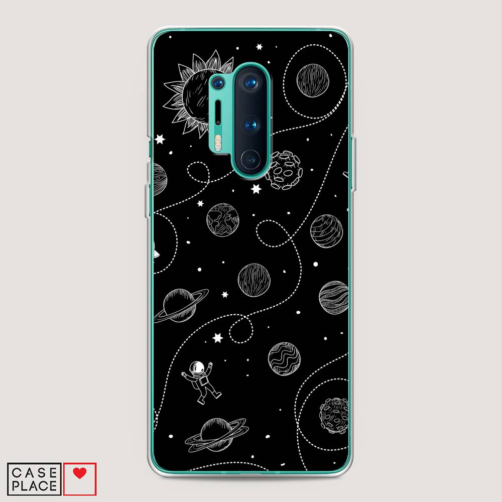 

Чехол Awog на OnePlus 8 Pro / ВанПлас 8 Pro "В невесомости", Бежевый, 151050-4