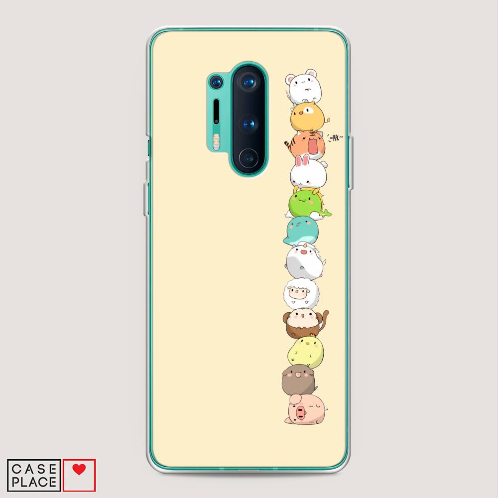 

Чехол Awog на OnePlus 8 Pro / ВанПлас 8 Pro "Питомцы Чиби", Желтый, 151050-2