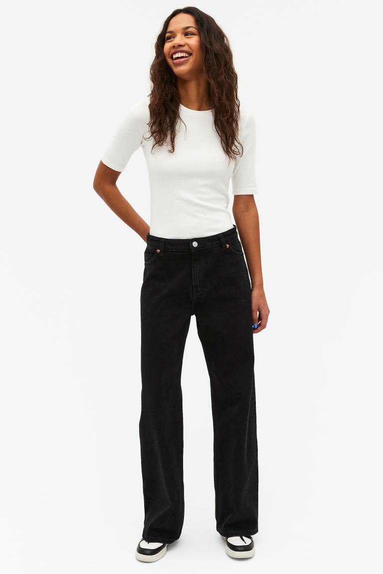 

Джинсы женские Monki 1138448003 черные 31 (доставка из-за рубежа), Черный, 1138448003