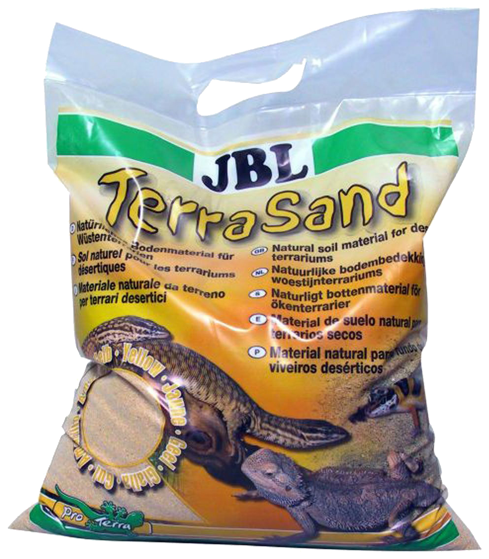 Натуральный песок для террариумов JBL TerraSand weiss, бежевый, 4,75 кг, 5 л