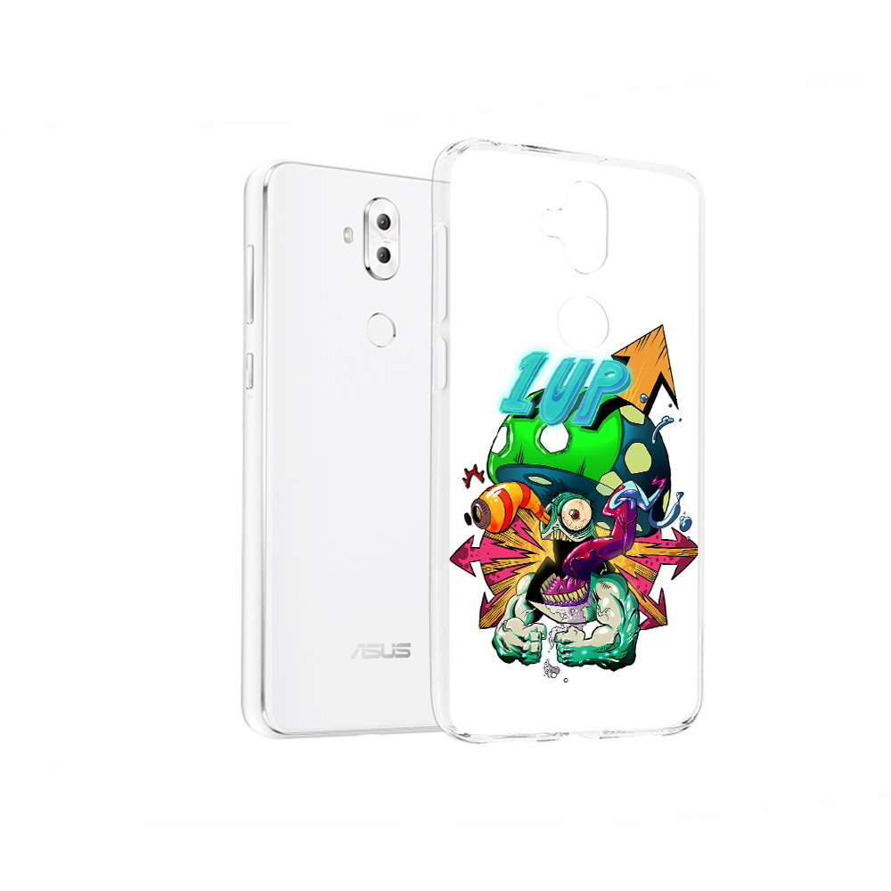 

Чехол MyPads Tocco для Asus ZenFone 5 Lite (ZC600KL) сильный гриб абстракция, Прозрачный, Tocco