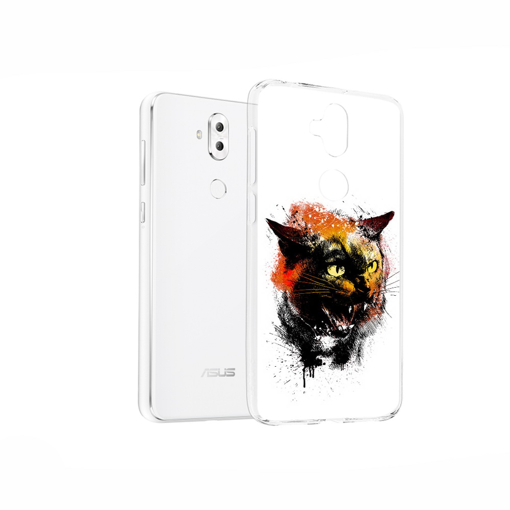 Чехол MyPads Tocco для Asus ZenFone 5 Lite (ZC600KL) сиамский кот