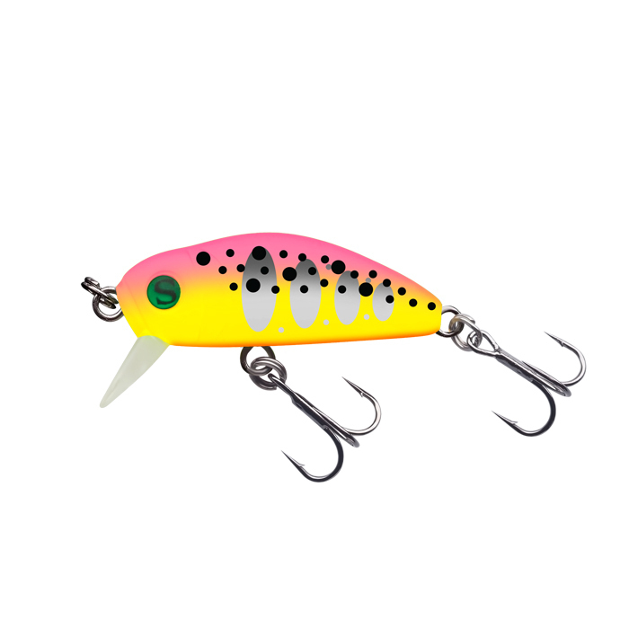 

Воблер Sprut Taburo Trout (3 / WPNTR / / 3 штуки в комплекте / 3 / 3 / 3), Желтый;розовый, Taburo Trout