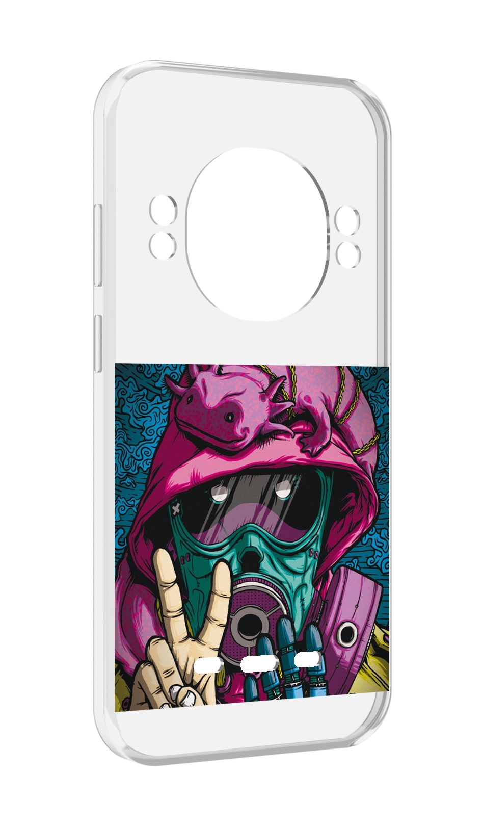

Чехол Mypads Всем-Мир для Ulefone Power Armor 16 Pro, Прозрачный, Tocco