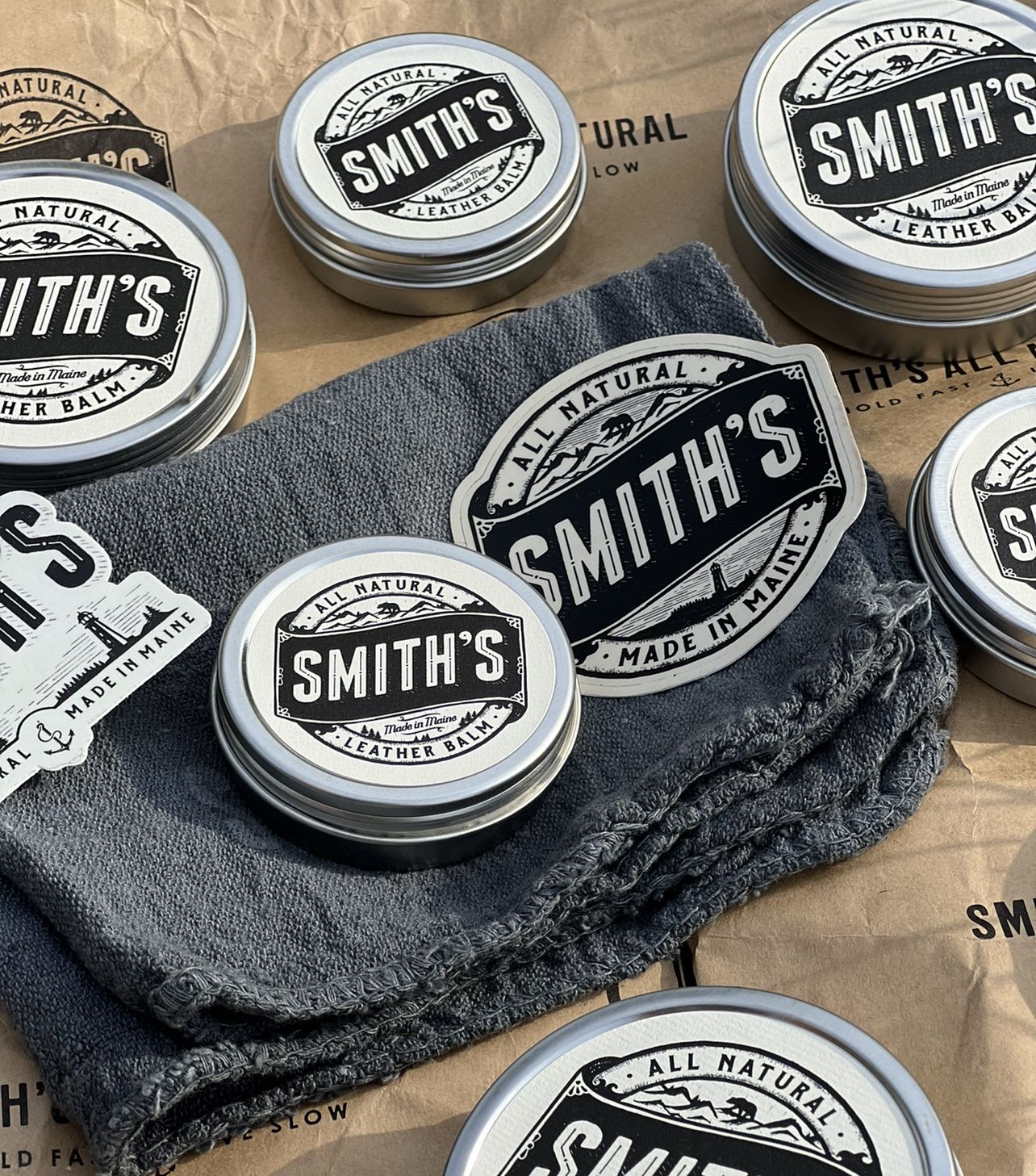 

Бальзам Смита Smiths Leather balm 113 грамм, Бежевый, 113.4гр