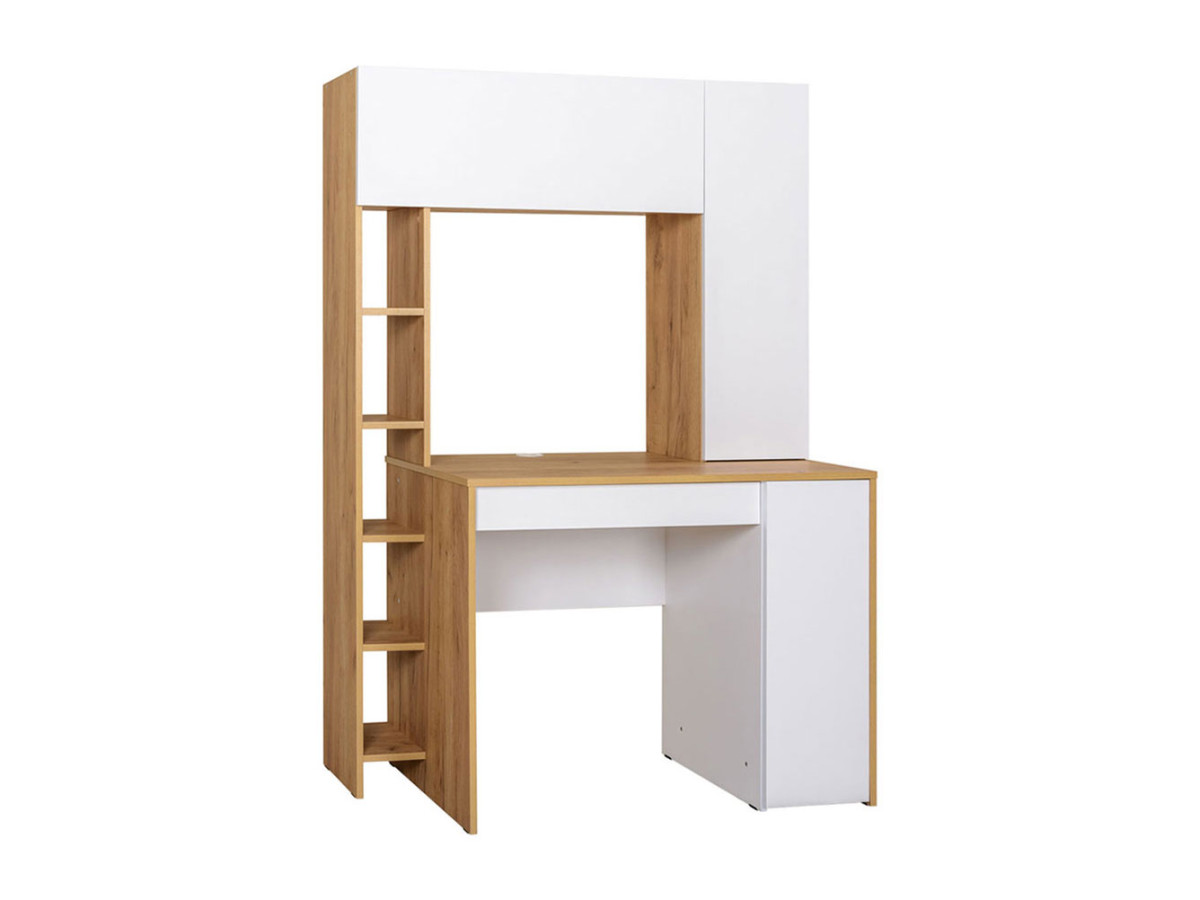 

Компьютерный стол Комфорт 12.71 Дуб золотой/Белая Аляска, Каф 37974