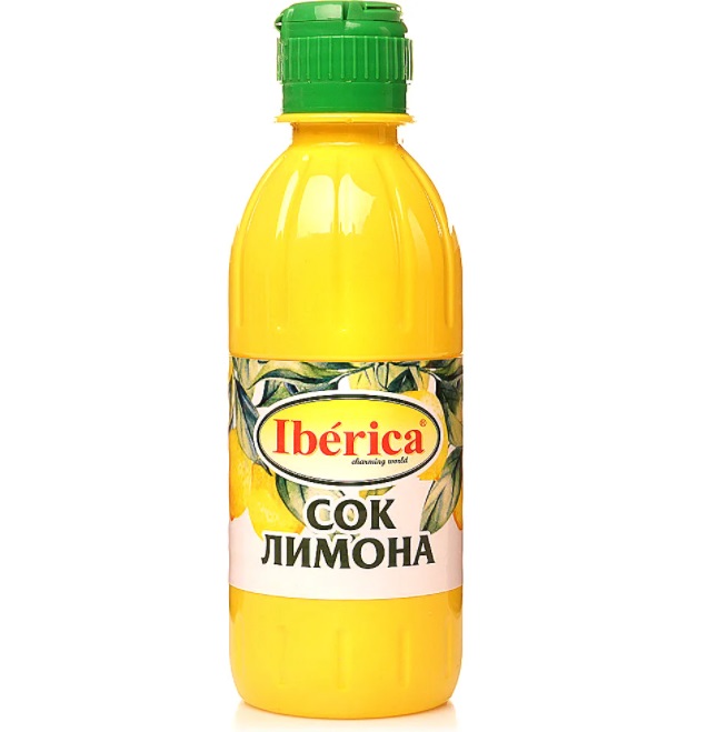Сок Iberica лимона, прямого отжима, 250 мл