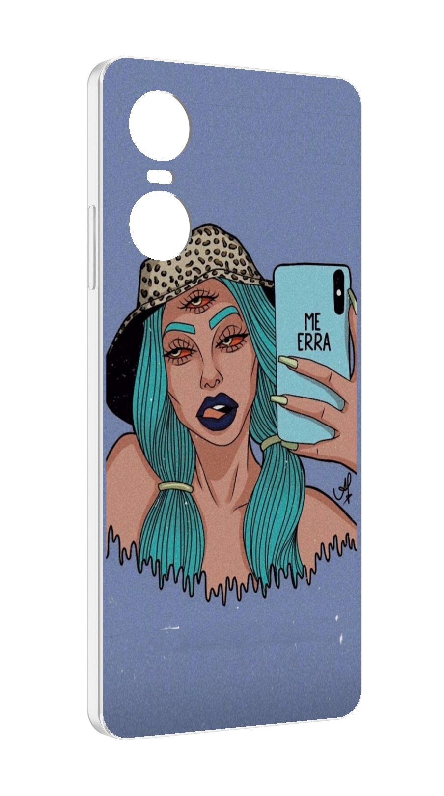 

Чехол Mypads Me Erra Женский Для Tecno Pop 6 Pro, Прозрачный, Tocco
