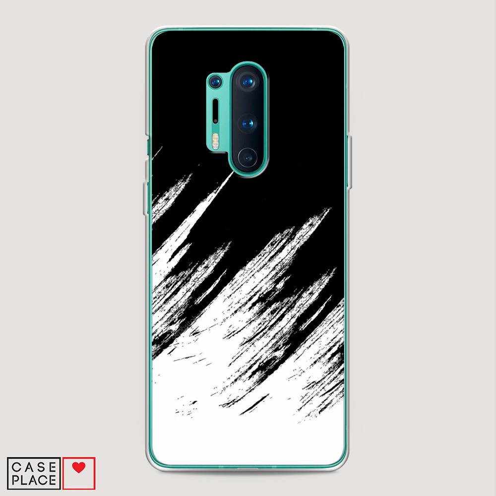 

Чехол Awog на OnePlus 8 Pro / ВанПлас 8 Pro "Черно белые брызги", Черный;белый;бежевый, 151050-3