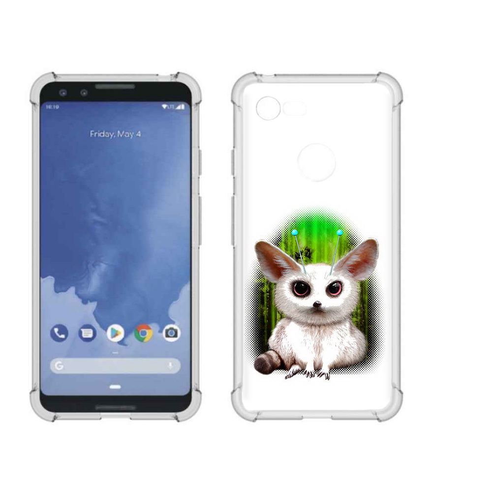 

Чехол MyPads Tocco для Google Pixel 3 пушистое животное, Прозрачный, Tocco