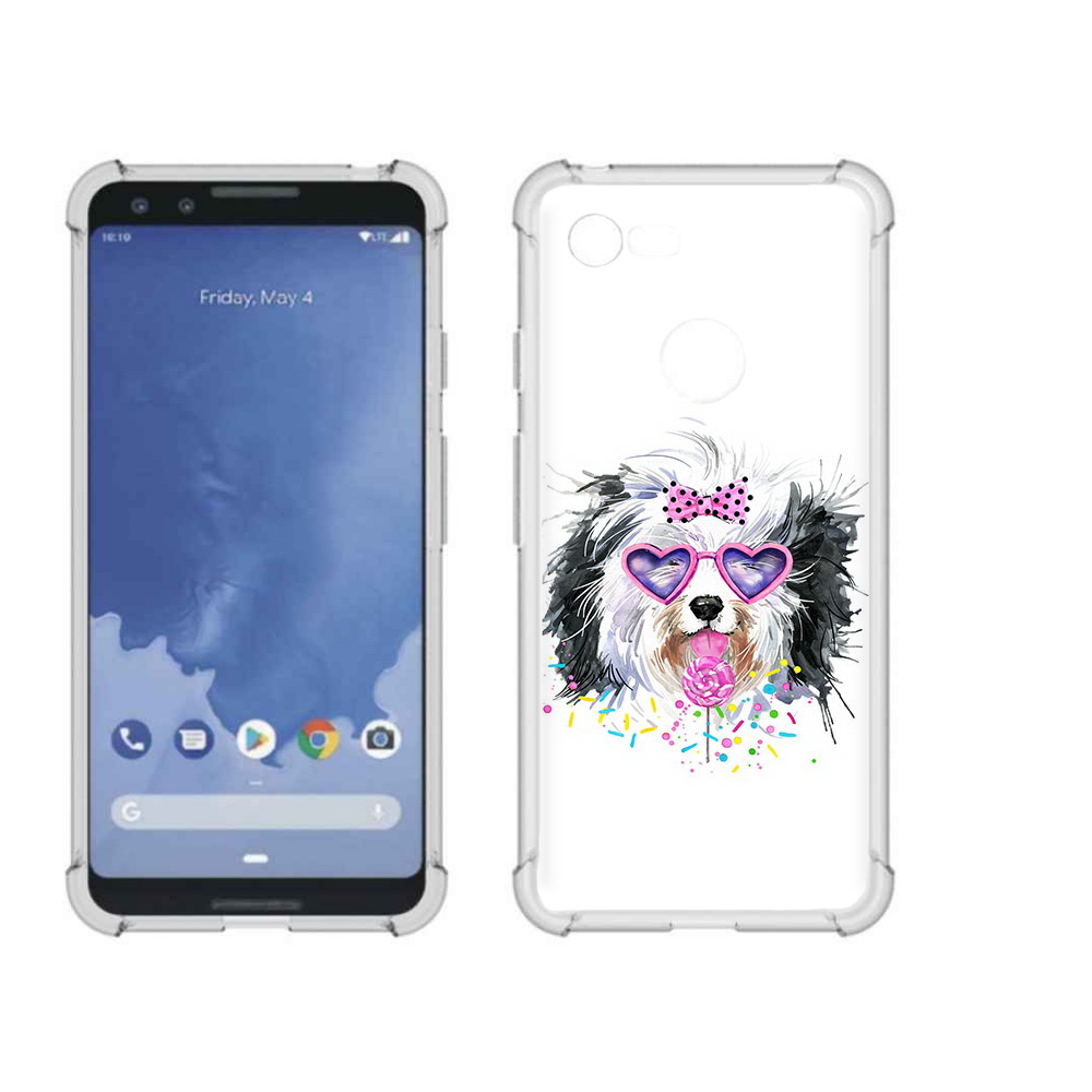 

Чехол MyPads Tocco для Google Pixel 3 пушистик, Прозрачный, Tocco