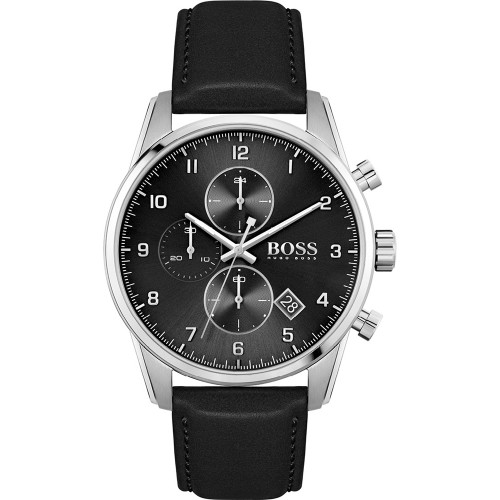 

Наручные часы мужские HUGO BOSS HB1513782 черные, HB1513782
