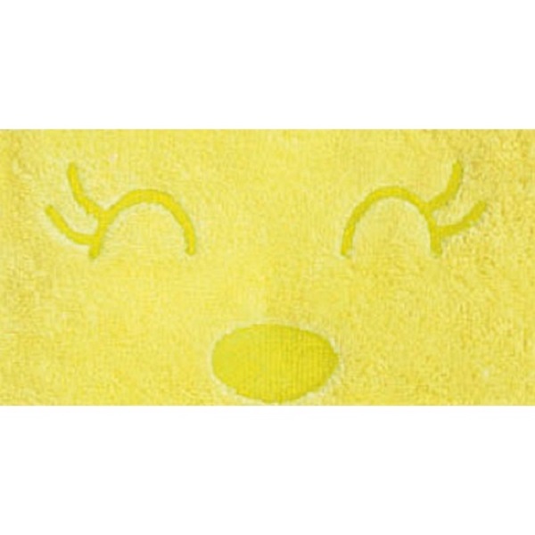 М7 Полотенце-уголок махра 120*75 см. (желтый) полотенце уголок яблоко 75х95см жёлтый махра 100% хлопок