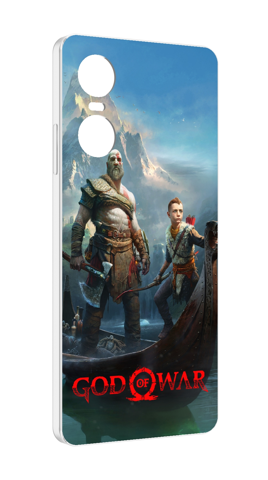 

Чехол MyPads God Of War Кратос Атрей для Tecno Pop 6 Pro, Прозрачный, Tocco