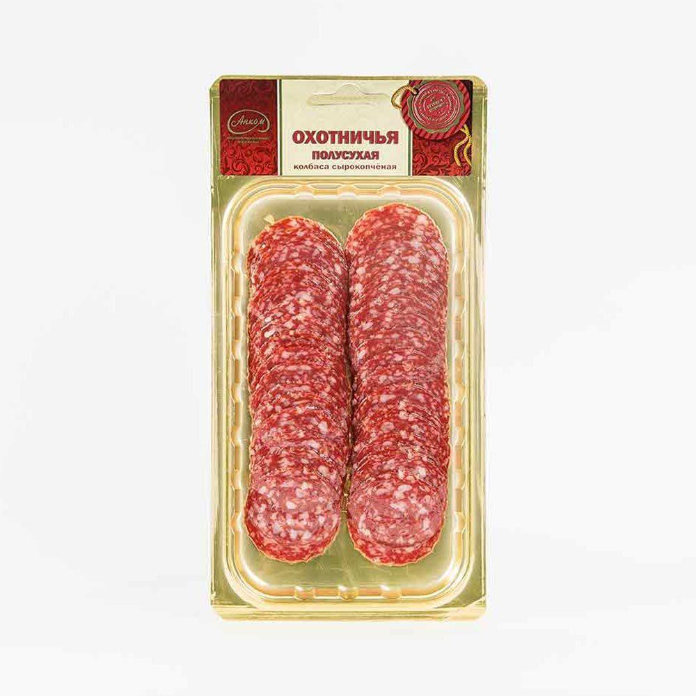 

Колбаса сырокопченая Анком Охотничья, нарезка, 100 г
