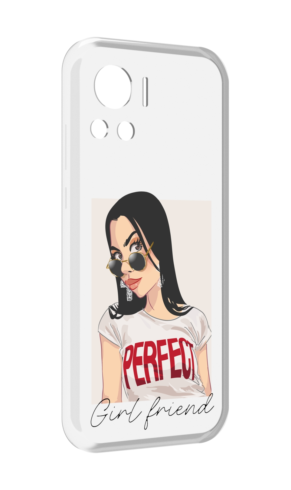 

Чехол MyPads Девушка-с-сережками женский для Motorola Edge 30 Ultra, Прозрачный, Tocco