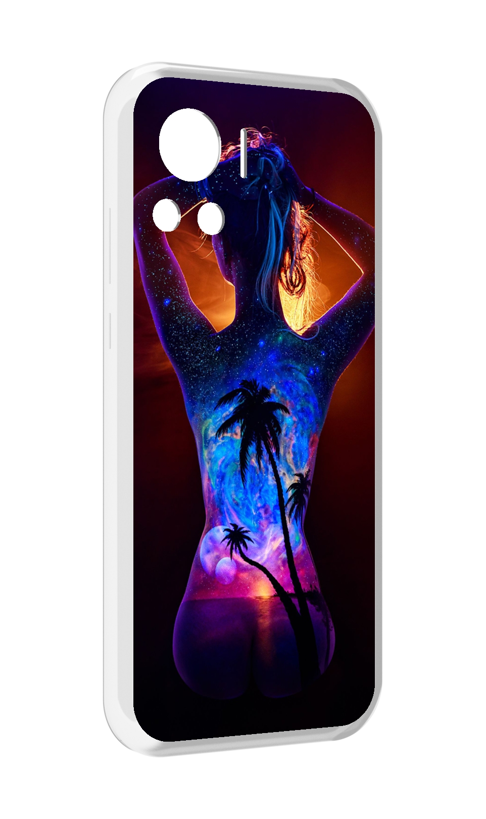 

Чехол MyPads Девушка-и-пальмы женский для Motorola Edge 30 Ultra, Прозрачный, Tocco