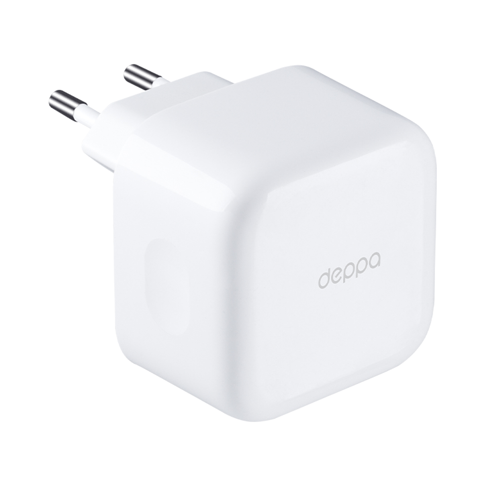 Быстрая зарядка для iPhone / Wall Charger 2xUSB Type-C, PD, 35Вт, белый, Deppa