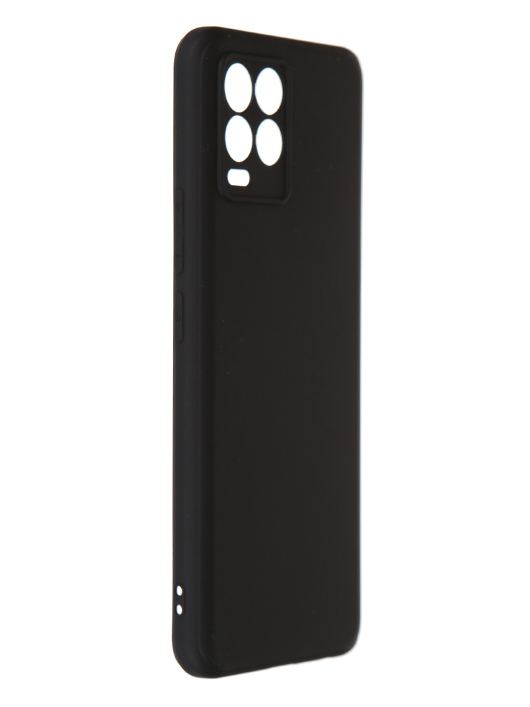 Чехол Brosco для Realme 8 / 8 Pro Matte Black RM-8-COLOURFUL-BLACK