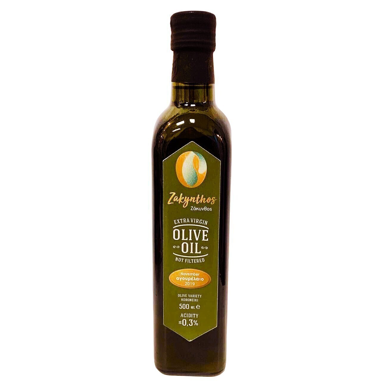 Оливковое масло Zakynthos extra virgin Греция, 500 мл