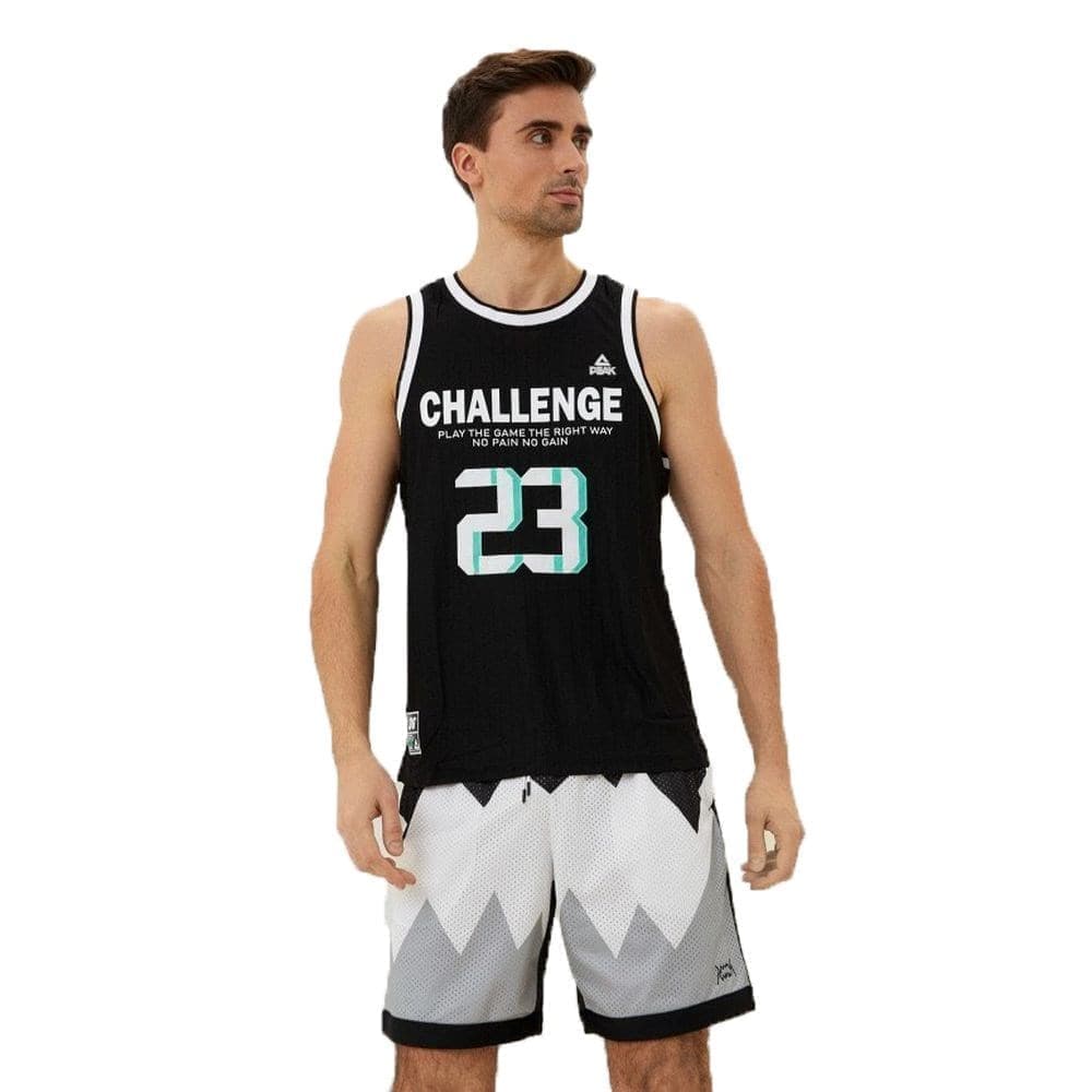 Peak CHALLENGER 23 Майка баскетбольная Черный/Белый 3XL