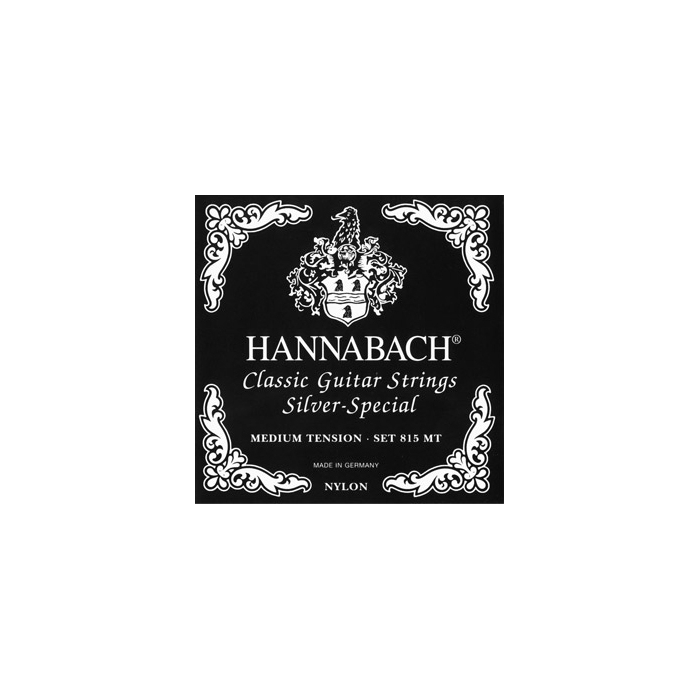 

Комплект струн для классической гитары Hannabach нейлон/посеребренные Black Silver Special