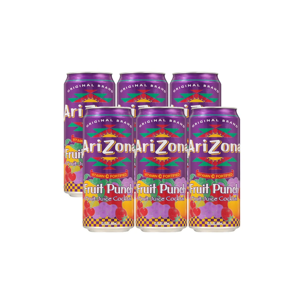 Напиток сокосодержащий AriZona Fruit Punch Фруктовый Пунш 6 шт по 680 мл